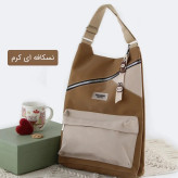 کوله پشتی چرم مصنوعی اسپرت و روزمره ابعاد 40 در 30 سانتیمتر