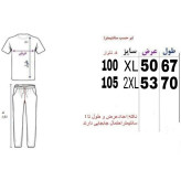 ست تیشرت و شلوار مردانه پارچه بیسکویتی درجه یک رنگ سبز روشن