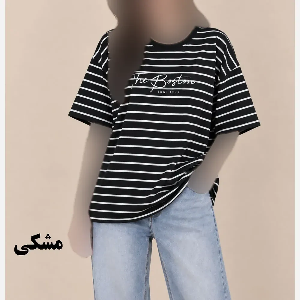 تیشرت باکسی رینگی نخ پنبه زنانه و دخترانه فری سایز مناسب تا سایز 50