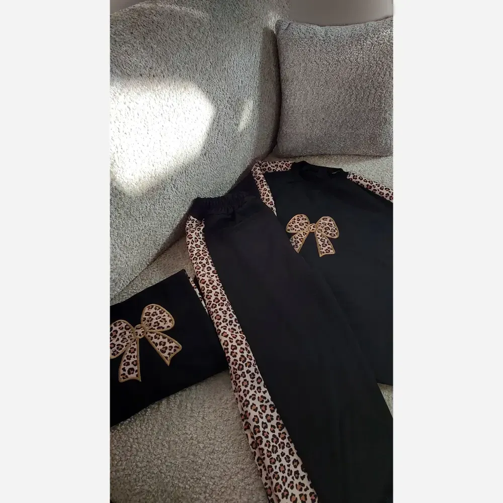 ست راحتی دورس دونخ زنانه فری سایز طرح دار سایز 38 تا 44