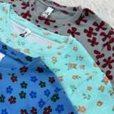 کراپ طرحدار H&M کد 1072 سایز S, M, L, XL, XXL قد 40 سانت بدون آبرفت و چروک