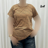تیشرت پلنگی H&M سایزبندی کامل S تا XXXL آبرفت و رنگ رفت ندارد