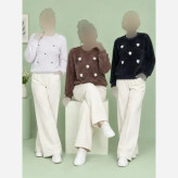 بافت موهر زنانه وارداتی پرز بلند فری سایز نرم و لطیف پاییزه و زمستانه