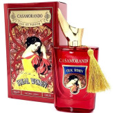 عطر زنانه فرگرنس ورد مدل کازاموراتی بوکت آیدل قرمز ادوپرفیوم حجم 100 میل طبع گرم و شیرین شرقی چوبی